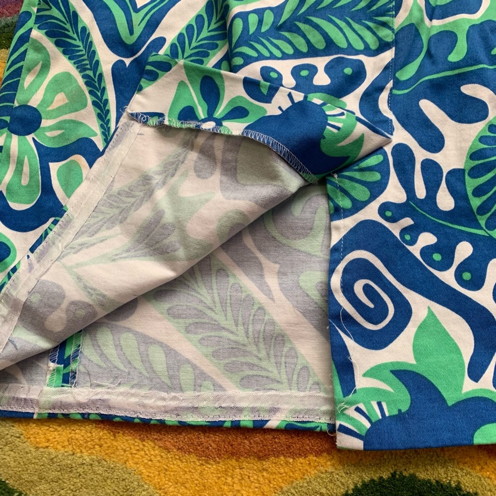 Elliott Lauren Fun Tribal / Polynesian / Tiki Design Skirt - Picture 12 of 13